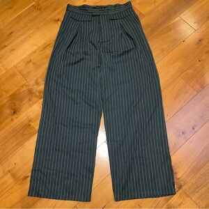 Lioness Green Striped Pants